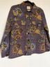 Sézane 100% Cotton Print Brown Blue Jacket Size S - photo 4