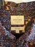 Sézane 100% Cotton Print Brown Blue Jacket Size S - photo 3