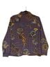 Sézane 100% Cotton Print Brown Blue Jacket Size S - photo 2