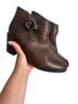 FRYE 100% Leather Brown Ankle Boots Size 8 1/2 - photo 1