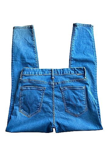 Mother High Waisted Looker Crop Jeans (view 2)