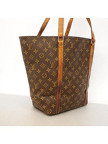 Louis Vuitton Louis Vuitton Monogram Sac Tote Bag M51109 Brown Women's P3219580 (view 2)