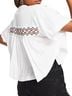 Free People White Multi Color Blouse Size S - photo 2