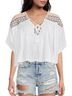 Free People White Multi Color Blouse Size S - photo 6