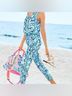 Lilly Pulitzer Floral Blue Teal Jumpsuit Size XS - photo 6