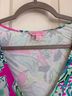 Lilly Pulitzer Tropical Floral Green Pink Jumpsuit Size XS - photo 3