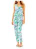 Lilly Pulitzer Tropical Floral Green Pink Jumpsuit Size XS - photo 1