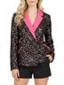 NBD Pink Black Blazer Size S - photo 4