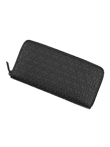 Yves Saint Laurent Yves Saint Laurent Saint Laurent Paris Long Wallet Le Monogram Zip-Around Leather 664491 SAINT LAURENT PARIS Black WALLET (view 1)