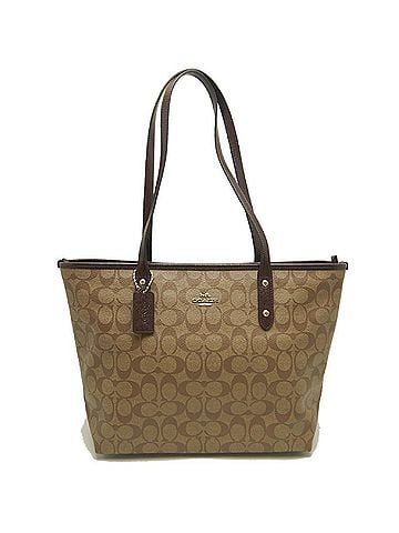 Coach COACH Signature F31974 Tote Bag, Beige, Outlet, Women's, Item No. 253994 (view 1)