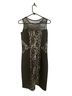En Focus Studio Leopard Print Black Multi Color Cocktail Dress Size 6 - photo 2