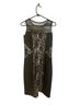En Focus Studio Leopard Print Black Multi Color Cocktail Dress Size 6 - photo 1