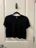 Bella Black Short Sleeve Top Size M - photo 3