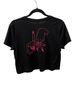 Bella Black Short Sleeve Top Size M - photo 1