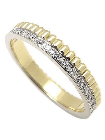 Boucheron Boucheron Quatre Radiant Ring, Half Full Pave Diamond, 18K Yellow Gold x White, Women's, JAL00134 295664 (view 2)