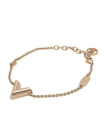 Louis Vuitton LOUIS VUITTON Essential V Bracelet LV Circle PGP Pink Gold M02381 (view 2)