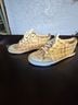 Coach Plaid Tan White Sneakers Size 8 - photo 3