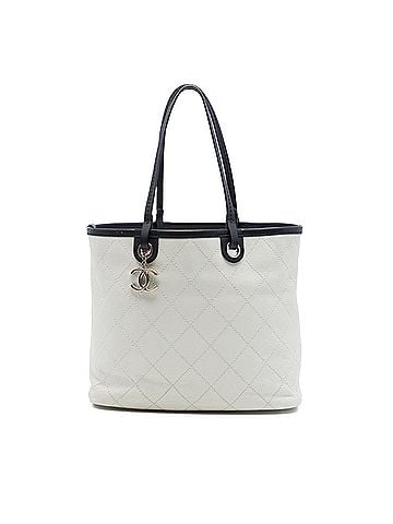 Chanel Quilted Caviar Shopping Fever Tote (view 1)