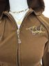 Hard Rock Cafe 100% Cotton Brown Jacket Size S - photo 2