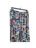 One 5 One Floral Black Teal Orange Green Casual Pants Size L - photo 4