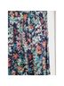 One 5 One Floral Black Teal Orange Green Casual Pants Size L - photo 5