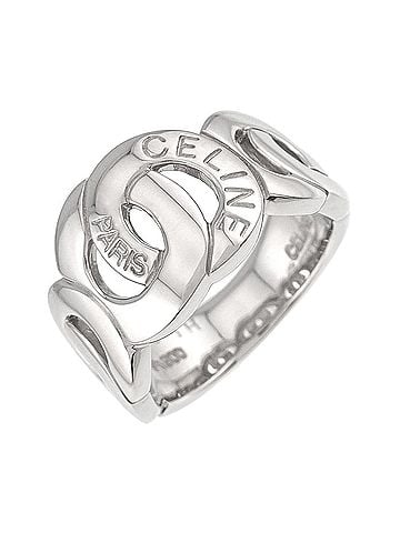 Céline Celine CELINE 1 Ring Pt Platinum (view 1)