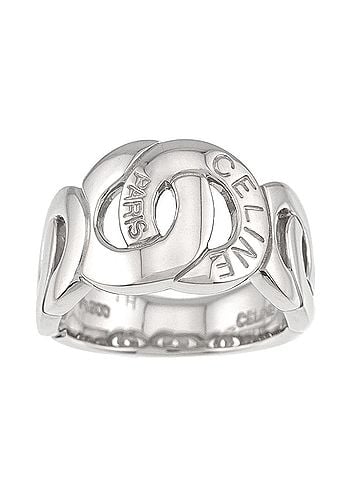 Céline Celine CELINE 1 Ring Pt Platinum (view 2)