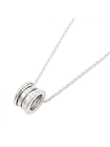 Bvlgari Bvlgari Bulgari B-zero1 Necklace, 18K White Gold (18KWG), Women's, Silver Tone, Item Number 352815 (view 1)