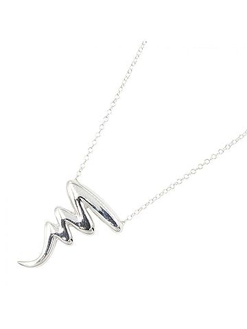 Tiffany & Co. Tiffany &amp; Co. Scribble Necklace, Sterling Silver 925, Women's Jewelry, Tone (view 1)