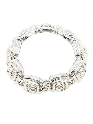 Tiffany & Co. Tiffany &amp; Co. Signature Bracelet - Sterling Silver 925 and 18K Yellow Gold Men's Women's Tone/Silver Tone (view 2)