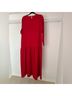 misook Floral Red Black Casual Dress Size M - photo 12