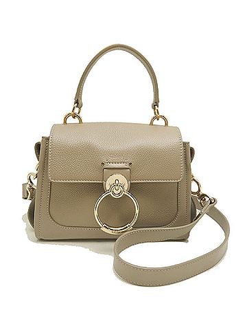Chloé Chloé Chloe Tess Day Bag Small Shiny Leather CHC20AS142C6223W Handbag Greige Women's 254044 (view 1)