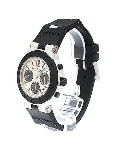 Bvlgari BVLGARI Aluminium Chronograph Automatic Mens Watch AC38TA (view 2)