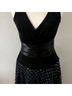 Moda International Silver Black Cocktail Dress Size 8 - photo 4