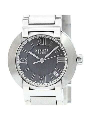 Hermès HERMES Nomade Steel Auto Quartz Ladies Watch NO1.210 Polished (view 1)