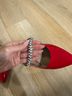 BCBGeneration Red Silver Heels Size 8 - photo 6