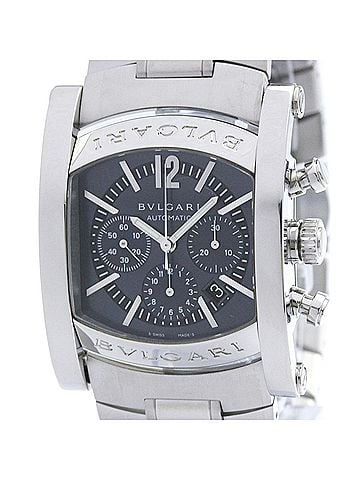 Bvlgari BVLGARI Assioma Chronograph Steel Automatic Mens Watch AA44SCH Polished (view 1)
