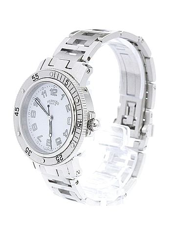 Hermès HERMES Clipper Diver Steel Quartz Mens Watch CL7.710 Polished (view 2)
