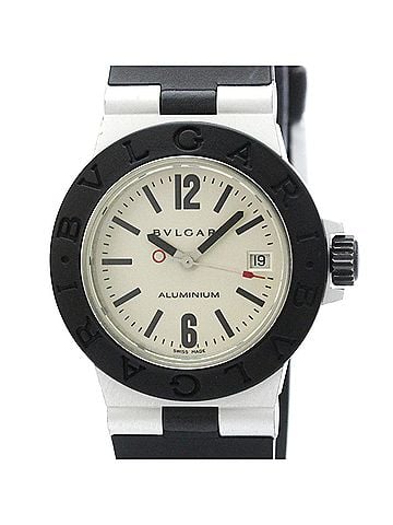 Bvlgari BVLGARI Aluminum Rubber Quartz Ladies Watch AL29A (view 1)