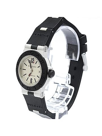 Bvlgari BVLGARI Aluminum Rubber Quartz Ladies Watch AL29A (view 2)