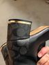 Coach Black Ankle Boots Size EU 37 1/2 - photo 8