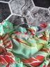 Sunny Leigh 100% Polyester Floral Multi Color Short Sleeve Blouse Size L - photo 4