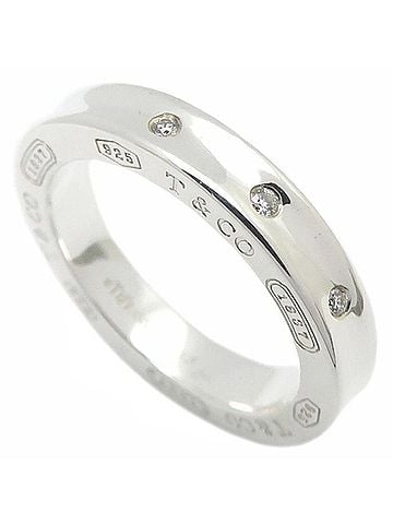 Tiffany & Co. TIFFANY&amp;Co. Tiffany 1837 Narrow Ring, Diamond, SV925, Women's, 295763 (view 1)