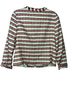 Talbots 60% Cotton 30% Polyester 1% Spandex 100% Polyester Stripes Multi Color Jacket Size 10 (petite) - photo 2