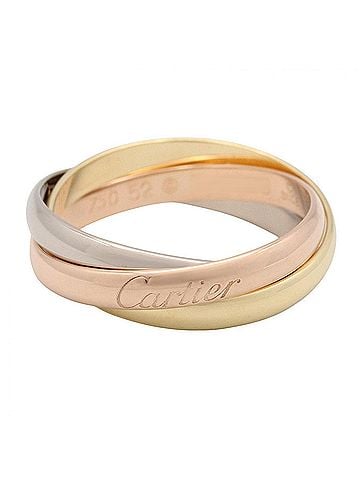 Cartier Cartier Trinity Ring - Ring/Finger Jewelry 18K (Yellow Gold), 18KWG (White 18KPG (Pink Gold) Men's/Women's Gold Tones/Silver Tones B4086152 (view 1)
