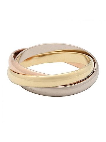 Cartier Cartier Trinity Ring - Ring/Finger Jewelry 18K (Yellow Gold), 18KWG (White 18KPG (Pink Gold) Men's/Women's Gold Tones/Silver Tones B4086152 (view 2)