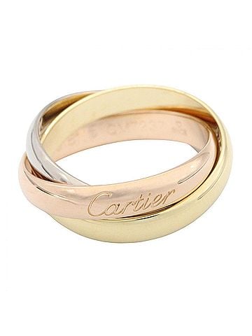 Cartier Cartier Trinity Ring Classic - Jewelry 18K (Yellow Gold), 18KWG (White 18KPG (Pink Gold) Women's Gold/Silver Tones B4234200 (view 1)