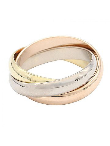 Cartier Cartier Trinity Ring Classic - Jewelry 18K (Yellow Gold), 18KWG (White 18KPG (Pink Gold) Women's Gold/Silver Tones B4234200 (view 2)