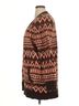 L.L.Bean Chevron-herringbone Brown L.L.Bean Cardigan Size 1X - photo 4