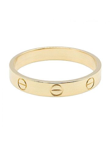 Cartier Cartier Mini Love Ring, 18K (Yellow Gold), Men's/Women's, Gold Tone, B4085000 (view 2)
